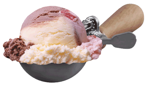 Scoop of Ultimate Neapolitan