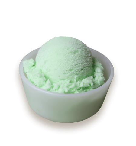 Bowl of Lime Sherbet