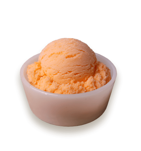 Bowl of Orange Sherbet