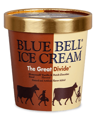 Blue Bell The Great Divide Ice Cream in pint