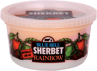 Blue Bell Rainbow Sherbet in quart