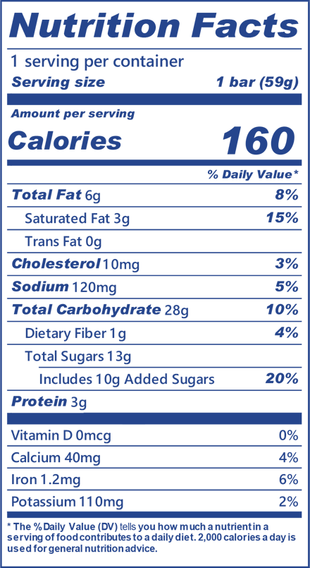 blue bell cookies n cream sandwich nutrition facts