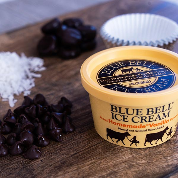 Ingredients for Blue Bell Polar Bear Paws desserts