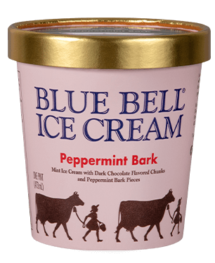 Blue Bell Peppermint Bark Ice Cream pint