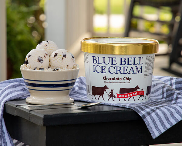 Chocolate Chip  Blue Bell Ice Cream