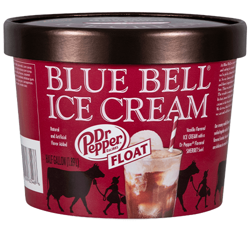 Blue Bell Dr Pepper Float in half gallon