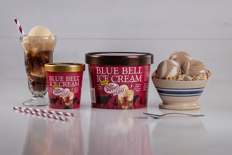 Blue Bell® and Dr Pepper® team up for new Dr Pepper Float Ice