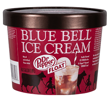 Blue Bell Dr Pepper Float in half gallon