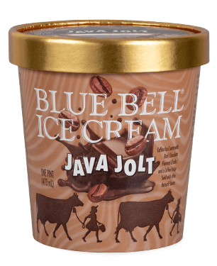 Blue Bell Java Jolt Ice Cream in pint