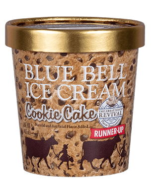 Blue Bell Cookie Cake Ice Cream in pint
