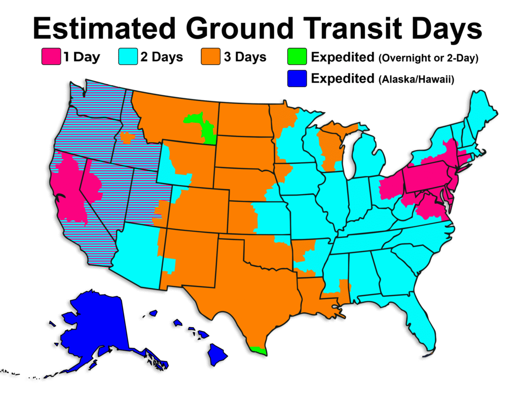 Estimated Ground Transit Map